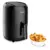 Tefal Easy Fry Compact Digital EY 3018 1,6L Preto Fritadeira a ar quente