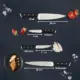 Tefal Conjunto de Facas Santoku Ice Force 4 Peças