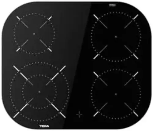 Teka TCC6400PLV 6900W Placa de Fogão Embutida Preto