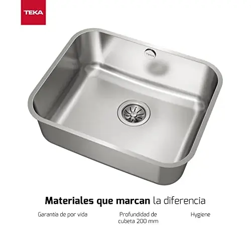 Teka Lava-Louça BE 50.40 PLUS Grande Capacidade Inox