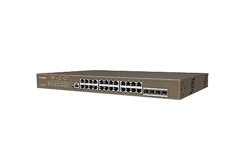 Tenda TEG5328P Switch Gerenciado Gigabit 24 Portas