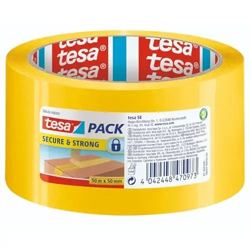 Tesa Fita Adesiva Amarela 50mmx50mts