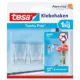 Tesa Gancho adesivo para superfícies transparentes e vidro 1 kg