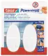 Tesa Gancho Oval Powerstrips 4 Tiras Large Branco de Plástico