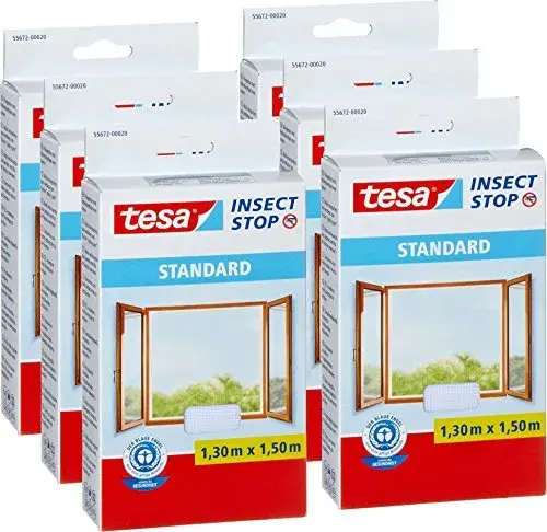 Tesa Rede Adesiva Janelas Anti-Insetos 1,3m a 1,5m