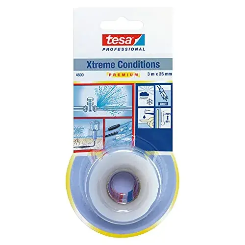 Tesa Fita Exterior X-trem Preto 3X25mm Silicone