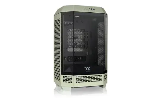 Thermaltake CA-1Y4-00SEWN-00 Caixa de PC Matcha Green com painel de vidro temperado