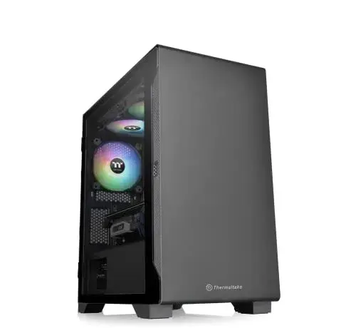 Thermaltake S100 Mini Torre PC Preto Tempered Glass