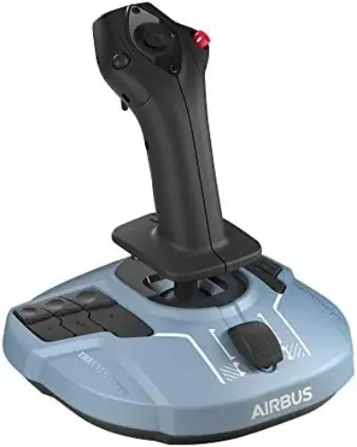 Thrustmaster TCA Sidestick Airbus Edition Joystick PC com 17 botões Preto, Azul