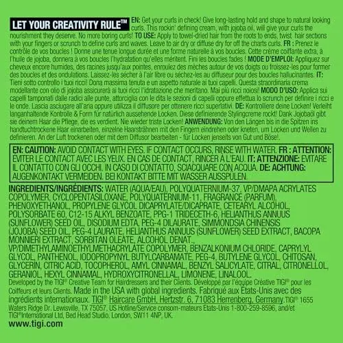 Tigi Bed Head Curl Amplifier Creme Modelador Ondulação Flexível 113ml