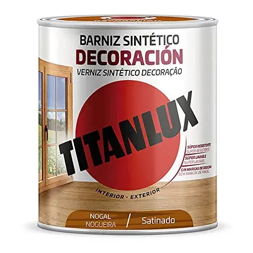 Titan Verniz Sintético Decoração Acetinado Nogal 750ml