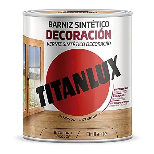 Titan Verniz Sintético Decoração Brilhante Incolor 750ml