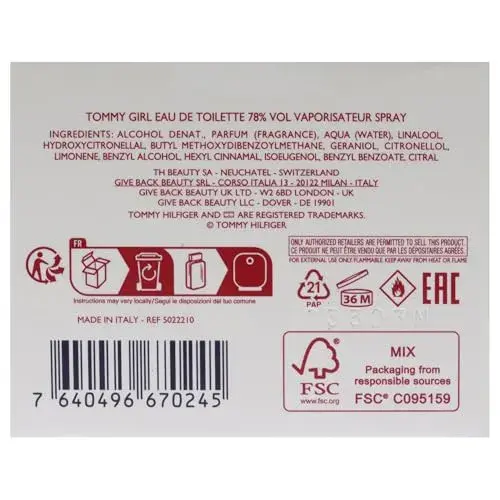 Tommy Hilfiger Tommy Girl Eau de Toilette 200ml