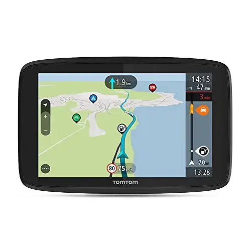 TomTom GO Camper Tour GPS com tela de 6″ e atualizações via Wi-Fi