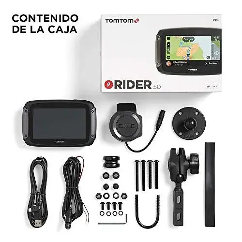 TomTom Rider GPS Moto Resistente ao Tempo 4.3″ Tela Sensível a Toque