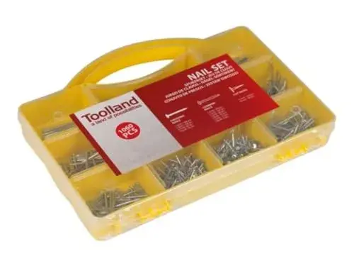 Toolland Mala com Pregos 1060pcs