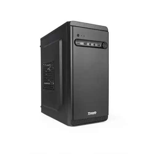 TooQ TQC-4702U3C-B Caixa Mini Tower Preto Micro-ATX/Mini-ITX