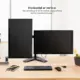 TooQ DB1702TN-B Suporte para 2 Monitores 17-32 polegadas Preto
