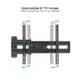 TooQ Suporte de Parede Tilt 37-70″ Max. 35kg Preto