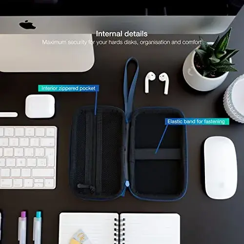 TooQ TQBC-E2503PB Estojo para Disco Rígido Azul