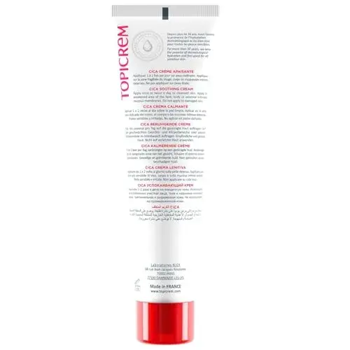 Topicrem Cica Creme Reparador 100ml Calmante