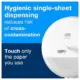 Tork Dispensador Papel Higienico Plástico Branco 21,9cm Elevação