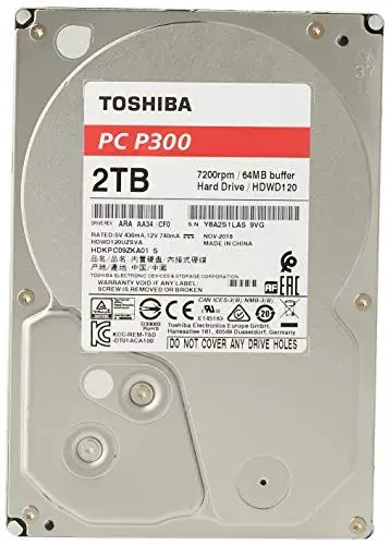 Toshiba P300 2TB HDD