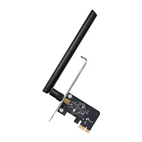 TP-Link Archer T2E Placa de Rede WiFi PCIe Dual Band 600 Mbps AC 5 GHz e 2.4 GHz Preto