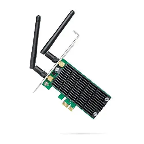 TP-Link ArcherT4E PCI Express Adaptador Wi-Fi Dual-band 1200 Mbps Wi-Fi 5 Preto