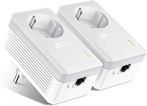 TP-Link AV600 Powerline Adapter Velocidade até 600 Mbps Branco