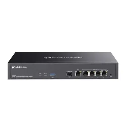 TP-Link ER7406 Gateway VPN Gigabit Ethernet 5 Portas Preto