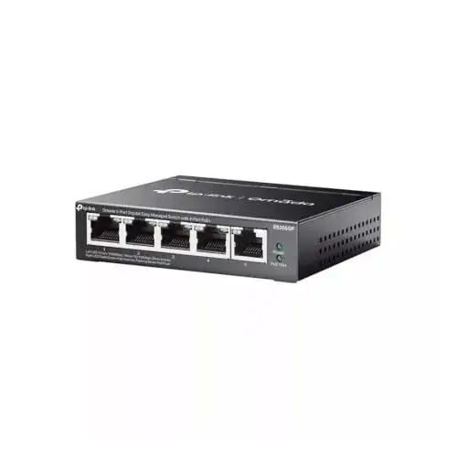 TP-Link ES205GP Switch de Rede Gigabit 5 Portas Preto