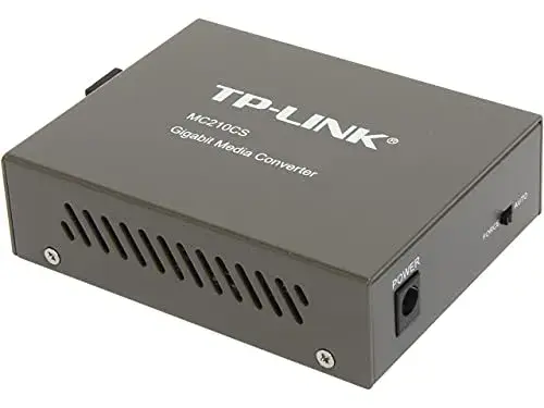 TP-Link MC210CS Conversor Fibra Gigabit Ethernet Preto