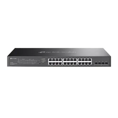 TP-Link SG2428LP Switch de Rede Gigabit Ethernet 24 Portas Cinzento