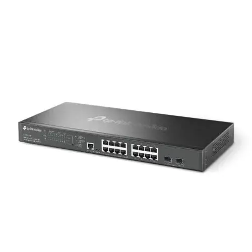 TP-Link SG3218XP-M2 Switch Gerenciado 2.5G 16 Portas Preto