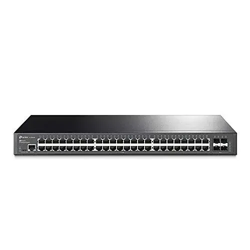 TP-Link T2600G-52TS Switch Gerido Gigabit Ethernet 48 Portas Preto