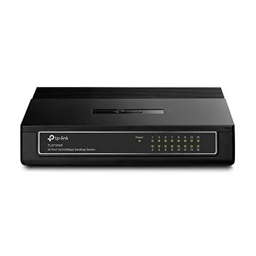 TP-Link TL-SF1016D Switch de Rede 10/100 16 Portas Preto