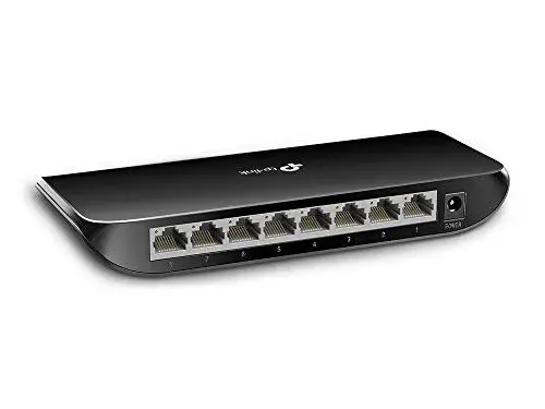 TP-Link TL-SG1008D Switch Gigabit 10/100/1000 Mbps 8 Portas Preto
