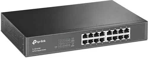 TP-Link TL-SG1016D Switch Gigabit 1 Gbps 16 Portas Preto