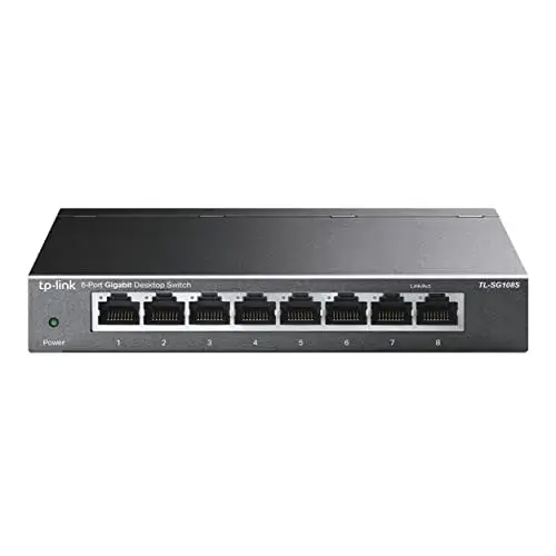TP-Link TL-SG108S Switch Gigabit 8 Portas Preto