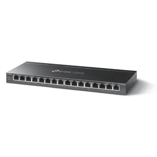 TP-Link TL-SG116P Switch Gigabit Ethernet PoE+ 16 Portas Preto