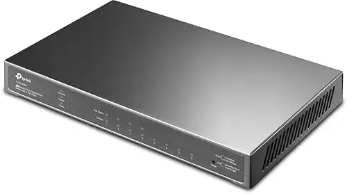 TP-Link TL-SG2008P Switch Gerenciado Gigabit Ethernet PoE+ Preto