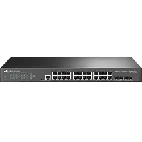 TP-Link TL-SG3428 Switch Gerido Gigabit Ethernet 24 Portas Preto