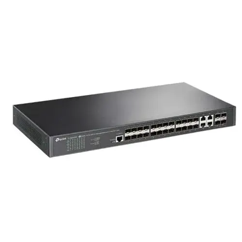 TP-Link TL-SG3428XF Switch Gerido 10G 24 Portas Preto
