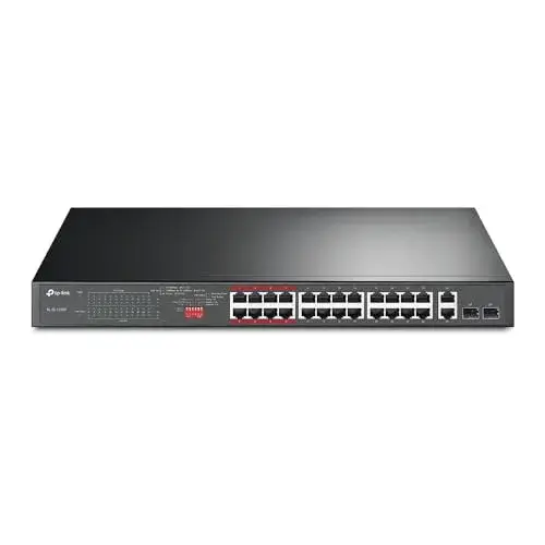 TP-Link TL-SL1226P Switch 10/100/1000 Gigabit Preto