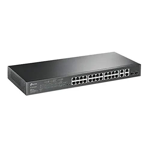 TP-Link TL-SL2428P Switch de Rede 1000 Mbps 24 Portas Preto