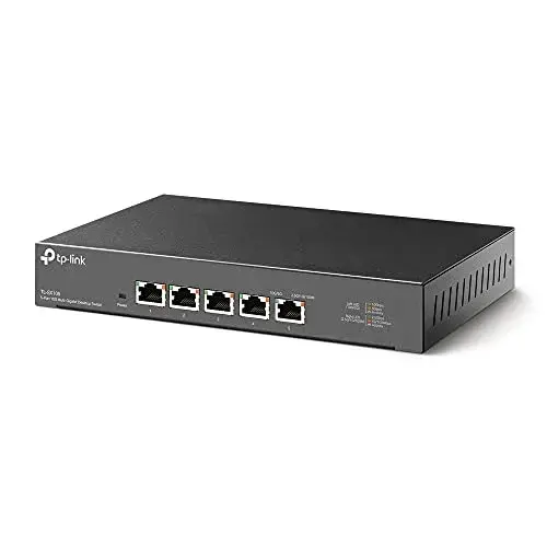 TP-Link TL-SX105 Switch de Rede 10G 5 Portas Preto