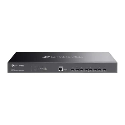 TP-Link TL-SX3008F Switch Gerido 10G 8 Portas Preto