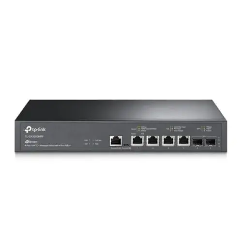 TP-Link TL-SX3206HPP Switch Gerido 10G Ethernet 4 Portas Preto
