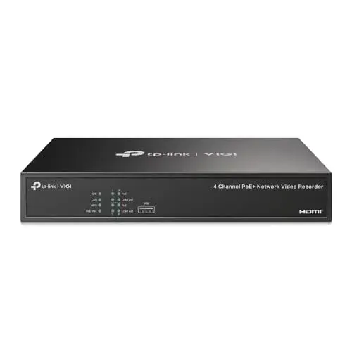 TP-Link VIGI NVR1004H-4P Gravador de Videovigilância multicolor